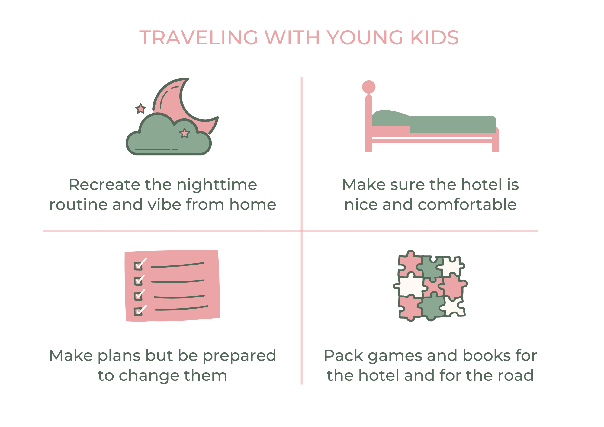 Four tips to travel with young kids