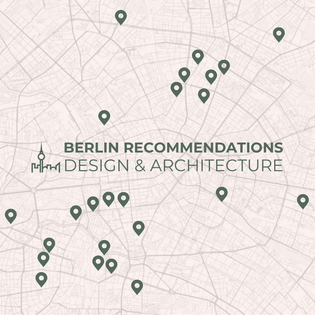 Berlin for design lovers map