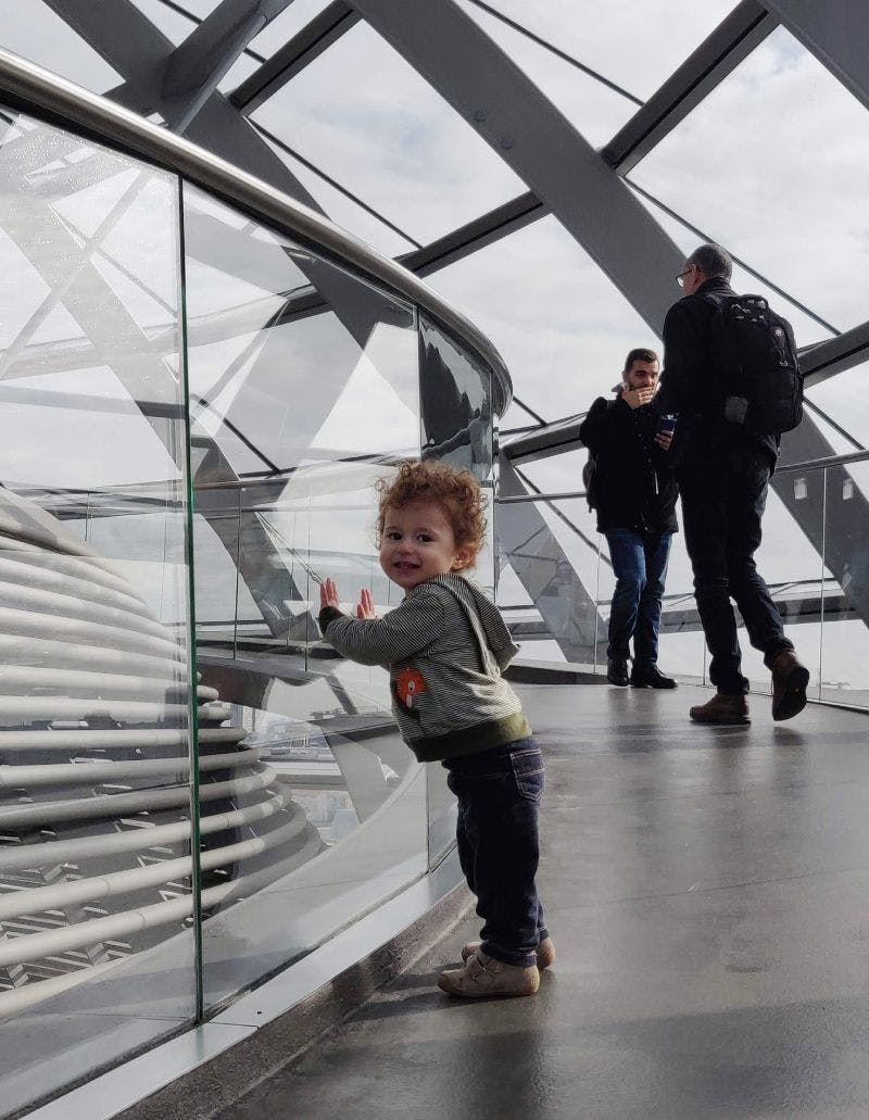 Reichstag Dome with kids