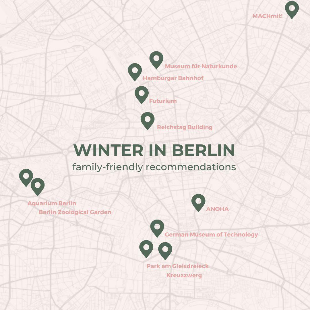 Winter in Berlin map